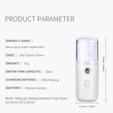 USB Charging Nano Spray Moisturizing Instrument Facial Moisturizing Female Skin Care