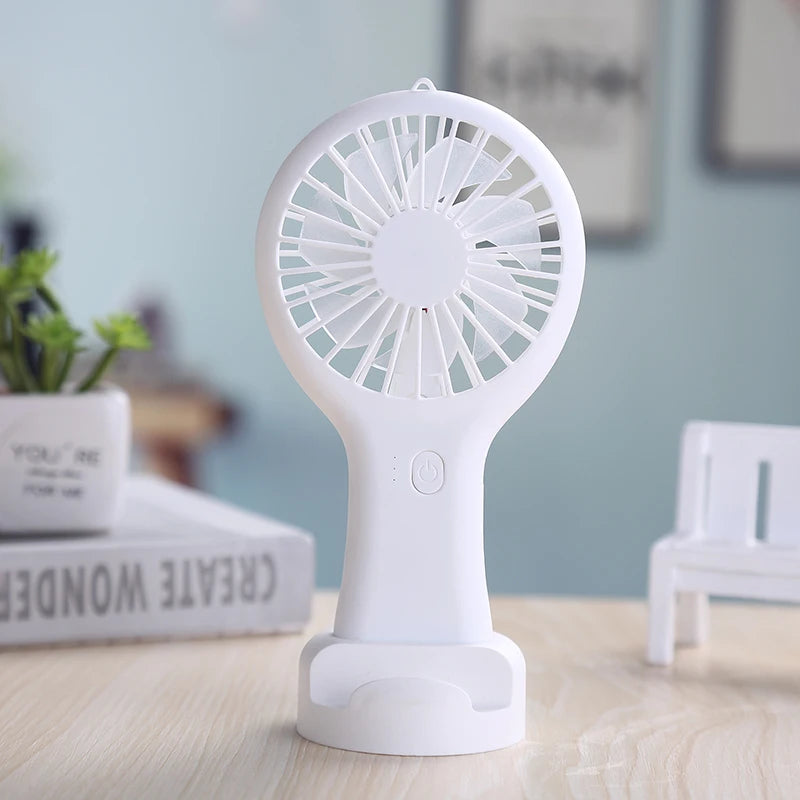 Handheld Mini Fan Portable USB Charging Convenient Creative Small Fans Catapult Pocket Hand-held Fan Wedding Gift