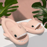 2024 New Shark Slides Women Slippers Home Bathroom Casual Sandals Men Outdoor Beach Shark Slides Kids Couple Funny Flip Flops