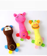 Cute Plush Toy Sound Toy Stuffed Squeaky Animal Squeak Dog Toy Cleaning Tooth Dog Chew Rope Toys