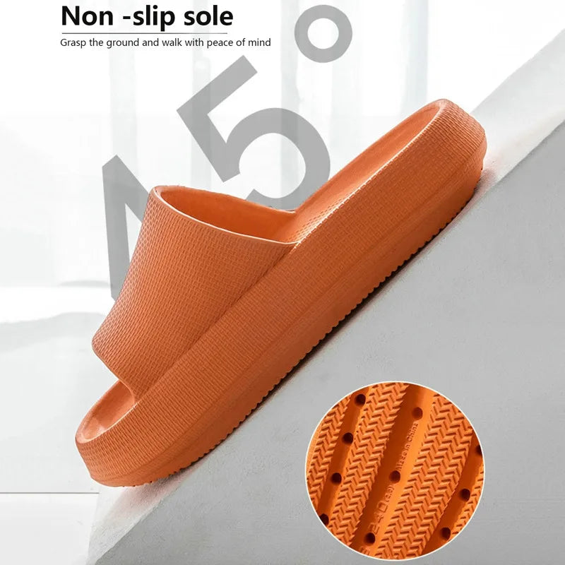 House Floor Sofa Slippers Women Men Indoor Outdoor Slipper Quality Sole Soft Eva Anti-Slip Shoes Female Male Beach Shower Slides