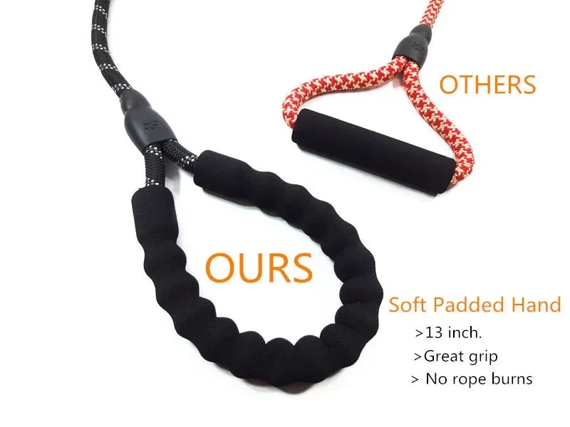 120/150/200/300cm Strong Leashes for Dogs Soft Handle Dog Leash Reinforced Leash for Small Medium Large Dogs Big Dog Supplies