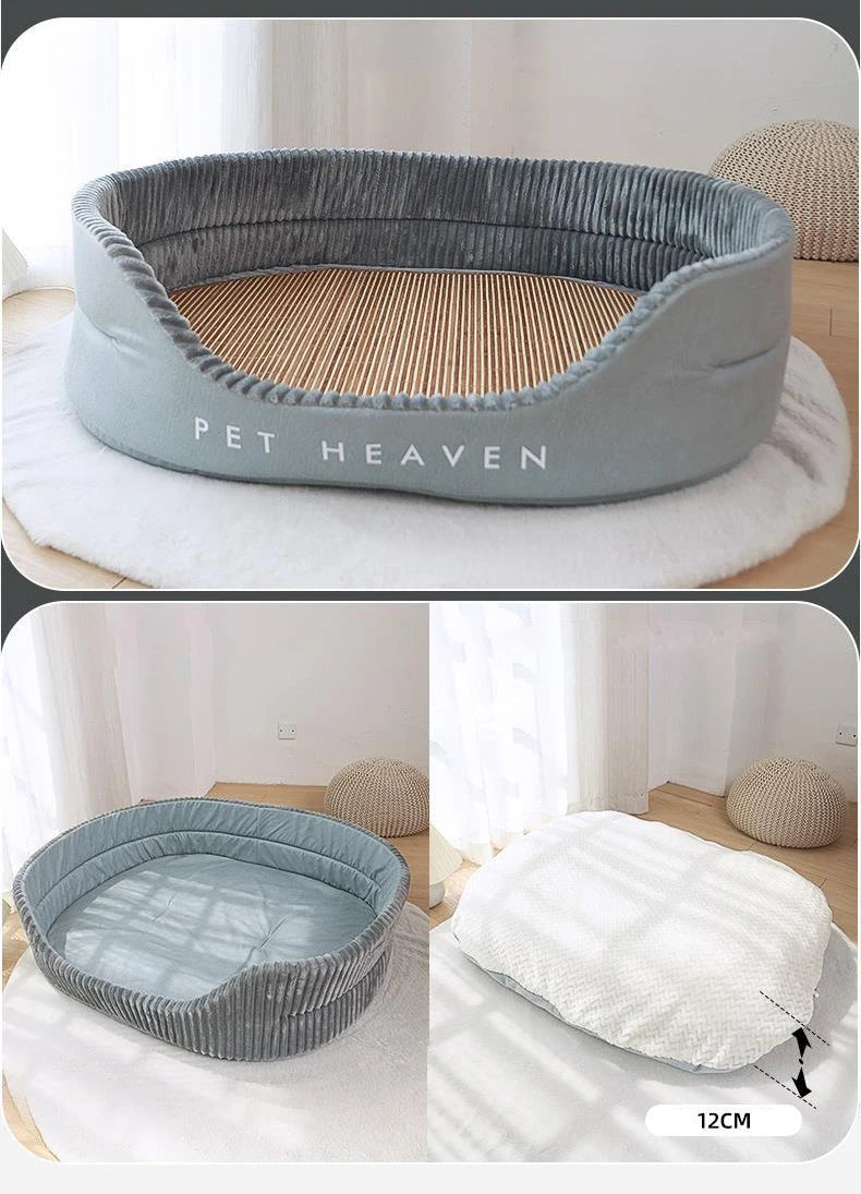 Hoopet Dog Bed Padded Cushion for Small Big Dogs Sleeping Beds Pet Houses for Cats Super Soft Durable Mattress Removable Pet Mat