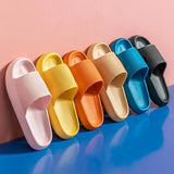 womens Thick Platform Cloud Slippers Woman Indoor Home EVA Soft Sole Pillow Slides Sandals 2024 Summer Non Slip Beach Flip Flops