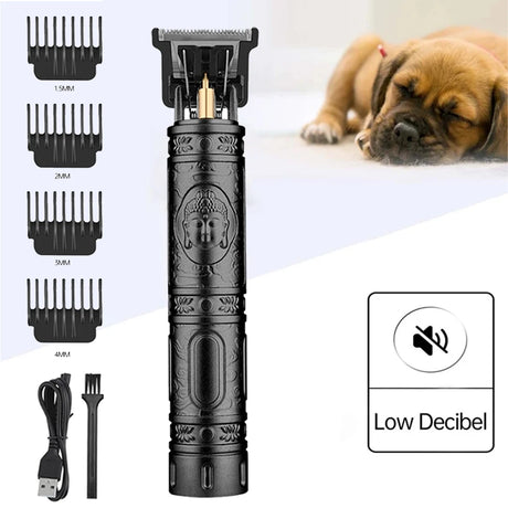 T9 Men's Hair Trimmer Professional Fader Home Travel Cordless Razor Cool Buddha Haircut Set For Daylife And Holiday