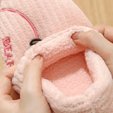 Winter Cotton Slippers for WOMEN'S Home Wear, Extra Thick and Warm, Simple and Cute Couple Winter Cotton Shoes A283