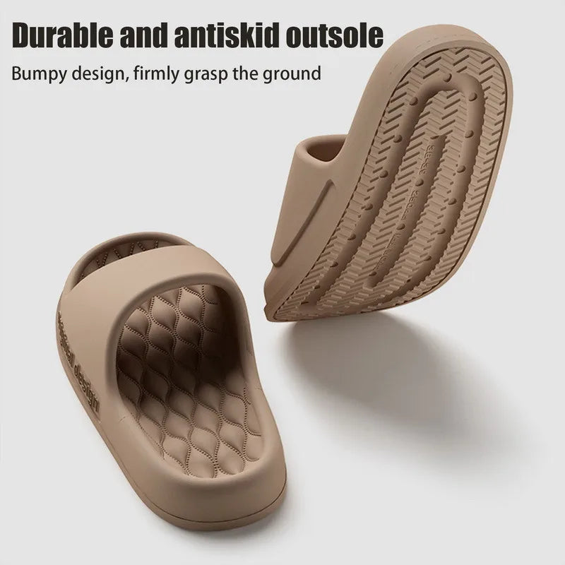 House Floor Sofa Slippers Women Men Indoor Outdoor Slipper Quality Sole Soft Eva Anti-Slip Shoes Female Male Beach Shower Slides