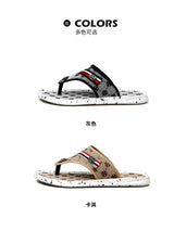 Men sandals Summer Slippers Fashion trends Sandals Genuine Luxury men's slides Casual Shoes Outdoor Sandals for Men Beach Shoes