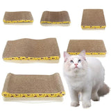 Cat Toys Pet Cat Scratching Board Corrugated Cardboard Pad Grinding Nails Interactive Protecting Furniture Cats Scratcher Toy