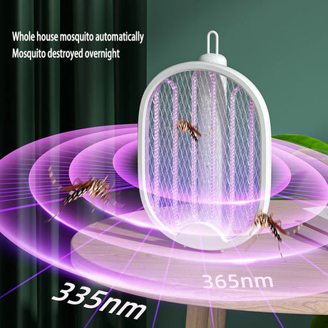 Foldable Electric Mosquito Killer Zapper Raqueta Mata Electrico USB Rechargeable Zanzare Mata Fly Tue Mouche de Anti Mosquitos