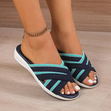 Women Flip Flops Flats Slippers Beach Shoes Summer Sandals New Trend Walking Casual Shoes Dress Slides