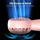 TOPK K20 Mini Portable Fan Powerful Handheld Fan Rechargeable,3 Speeds Personal Small Hand Fan for Travel Makeup Eyelash Fan