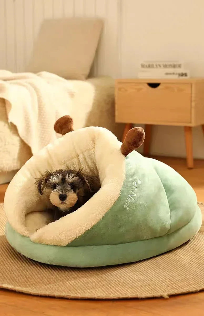 Soft Dog Bed Sofa Warm Plush Pet Kennel for Small Medium Dogs Cats Teddy Sleeping Nest Cozy Puppy Cave House Dog Accessories