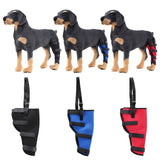 Pet Knee Pads Dog Support Brace for Right Left Leg Hock Joint Wrap Breathable Injury Recover Legs Dog Protector Support