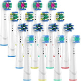 16/20PCS Brush Head nozzles for Oral B Electric Toothbrush Replacement Head Refill Sensitive Floss Cross Action for Oralb