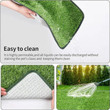 Artificial Grass Dog Potty Pad - Easy to Clean, Odor Resistant,Indoor/Outdoor Pet Training Solution