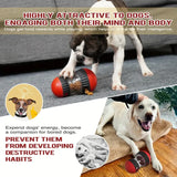 Leaky Food Ball Dog Toys for Dog Elliptical Track Rolling Ball Toy Puzzle Training Samll Dog Toy Interactive Slow Food Pet Toy