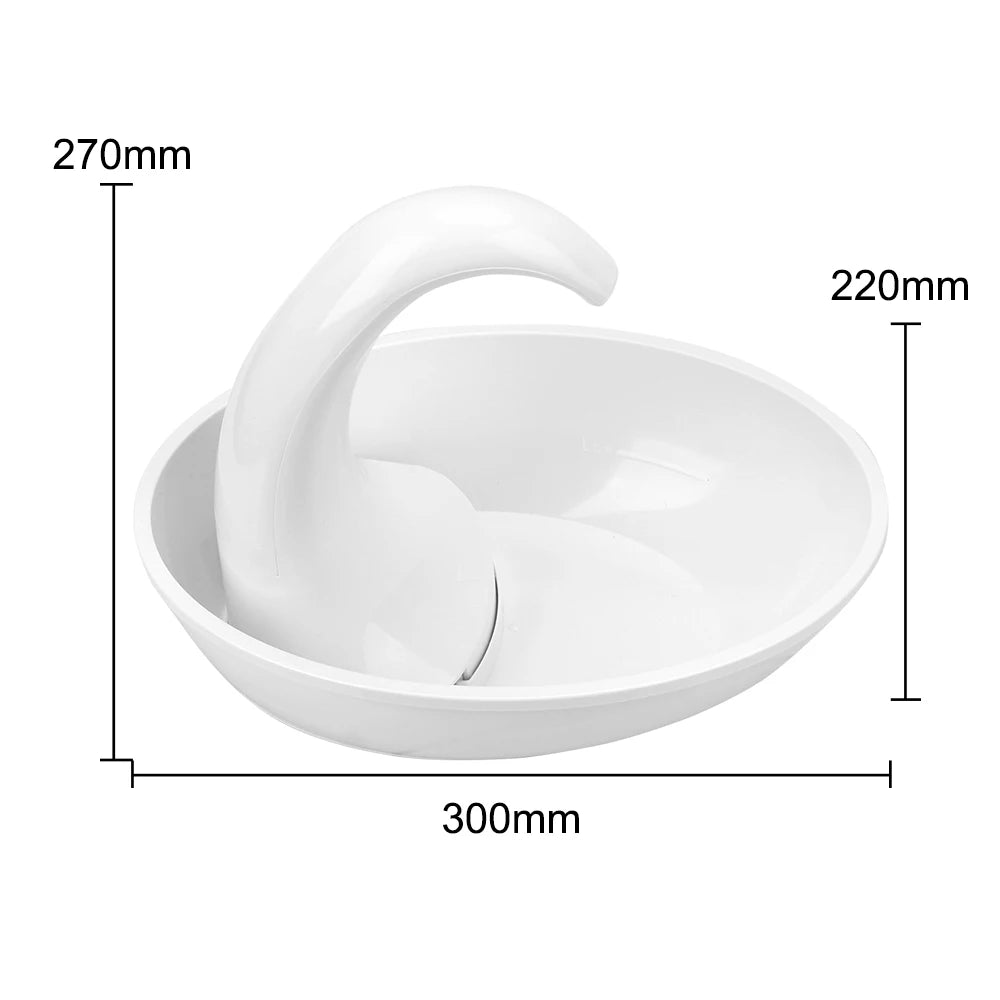 Feeding Water Flowing Fountain For Cat Dog Automatic Swan Pet Cat Water Dispenser