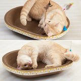 Cat Scratcher Bowl Pad Bowl Cat Cardboard Bed Scratch Mat Thick Lounge Bed Sofa For Cats Kittens Cat Scratcher Bowls Furniture