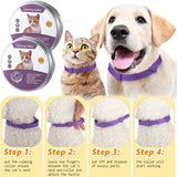 New Release Cat Dog Calming Collar Pets Relieve Anxiety Protection Retractable Collars For Puppy Kitten Large Dogs Accessories