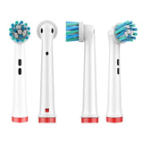 4PCS Dupont Bristle Electric Toothbrush Heads Whiten Teeth/Daily Clean/Precison Cleaning/Soft Care Teeth Function For Oral B