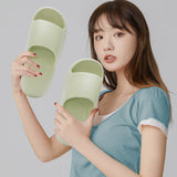 Women's Slippers Super Soft Home Slippers Anti-slip Minimalist Indoor Pillow Slides Bath Shoes