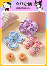 Sanrio Children's Slippers Boys and Girls Cute Soft Soled Non-slip Indoor Home Slippers Baby Garden Shoes