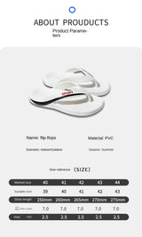 Flip flops for men, summer trend, fashion, and outerwear flip flops for outdoor leisure, anti slip beach sandals