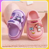 Sanrio Children's Slippers Boys and Girls Cute Soft Soled Non-slip Indoor Home Slippers Baby Garden Shoes