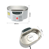 30/50W Digital Ultrasonic Cleaner Sonicator Bath Vibration Ultrasonic Jewelry Parts Glasses Circuit Board Watch Cleaning Machine