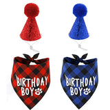 NEW Pet Birthday Party Hat Cats Dog Birthday Hat Dog Birthday Triangle Scarf Cat Accessories Party Wear Decoration Pet Product