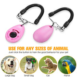 2/Pack Dog Training Clicker with Adjustable Wrist Strap Durable Lightweight Easy To Use for Cats Puppy Birds Horses