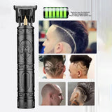 T9 Men's Hair Trimmer Professional Fader Home Travel Cordless Razor Cool Buddha Haircut Set For Daylife And Holiday