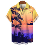 Summer Shirt Hawaiian Shirts For Men Beach Vacation Short Sleeve Tops Casual Men's Blouse Fashion Camisas De Hombre Clothing XL