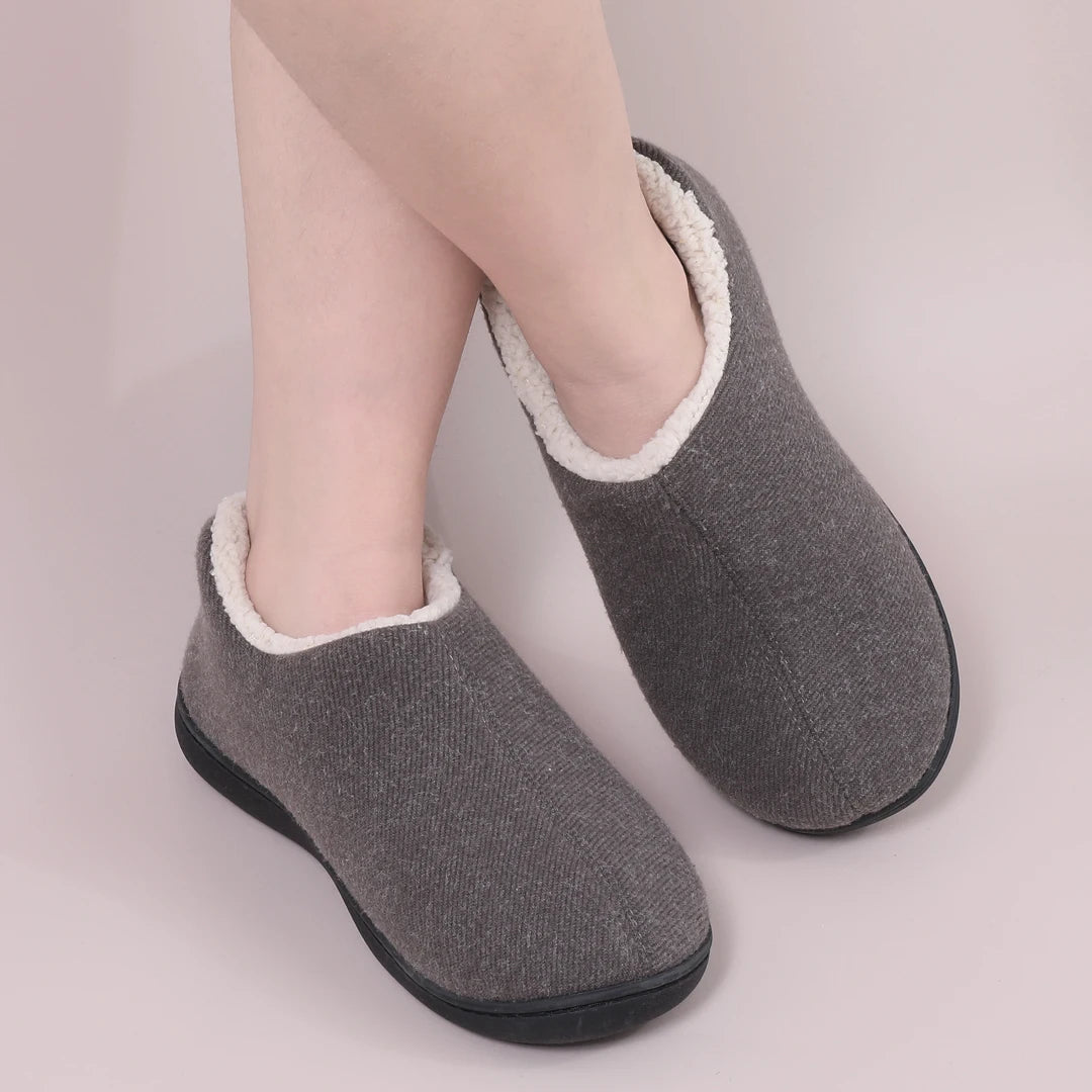 Comwarm New Warm Cotton Slippers Women Winter House Fuzzy Slippers Female Soft Warm Fluffy Slippers Comfort Indoor Home Shoes