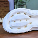 Women Non Slip Elevated Slippers New White Thick Sole EVA Slipper Women Fashion Home Platform Slippers for Summer Outwear Sandal