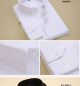 8XL Plus Size Men's Top Quality Dress Shirts Long Sleeve Slim Fit Solid Striped Business Formal White Shirt Male Social Clothing