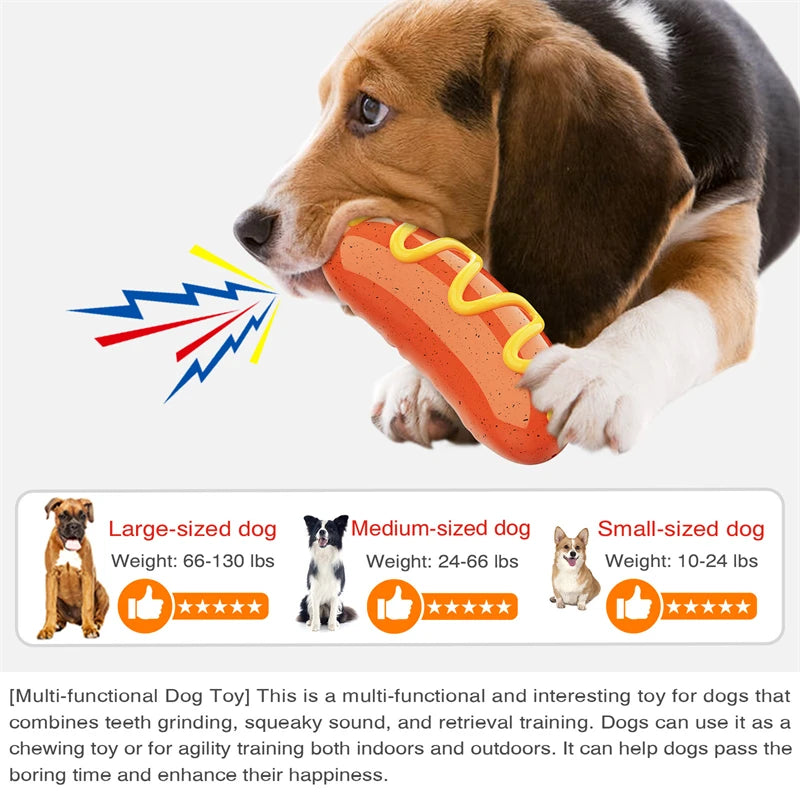 Large Dog Chew Toy Tougher than Real Bones Toy Solve Boredom Teeth Cleaning Separation Anxiety Crate Taining Sturdy Pet Supplies