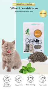 Catnip 5g/Pack Cat Mint Powder Natural Pet Kitten Mouth Cleaning Flavor Treats