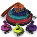 5M/10M/15M Medium small Long Dog Leash Latex Silk Easy and Convenient Training Big Dual color dog leash 10 meters