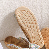 Rattan Grass Woven Slippers For Home Summer Men And Women Home Couples Linen Slippers Indoor Non-Slip Floor