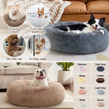 Pet Dog Bed Comfortable Donut Cuddler Round Dog Kennel Ultra Soft Washable Dog and Cat Cushion Bed Winter Warm Sofa for Cat