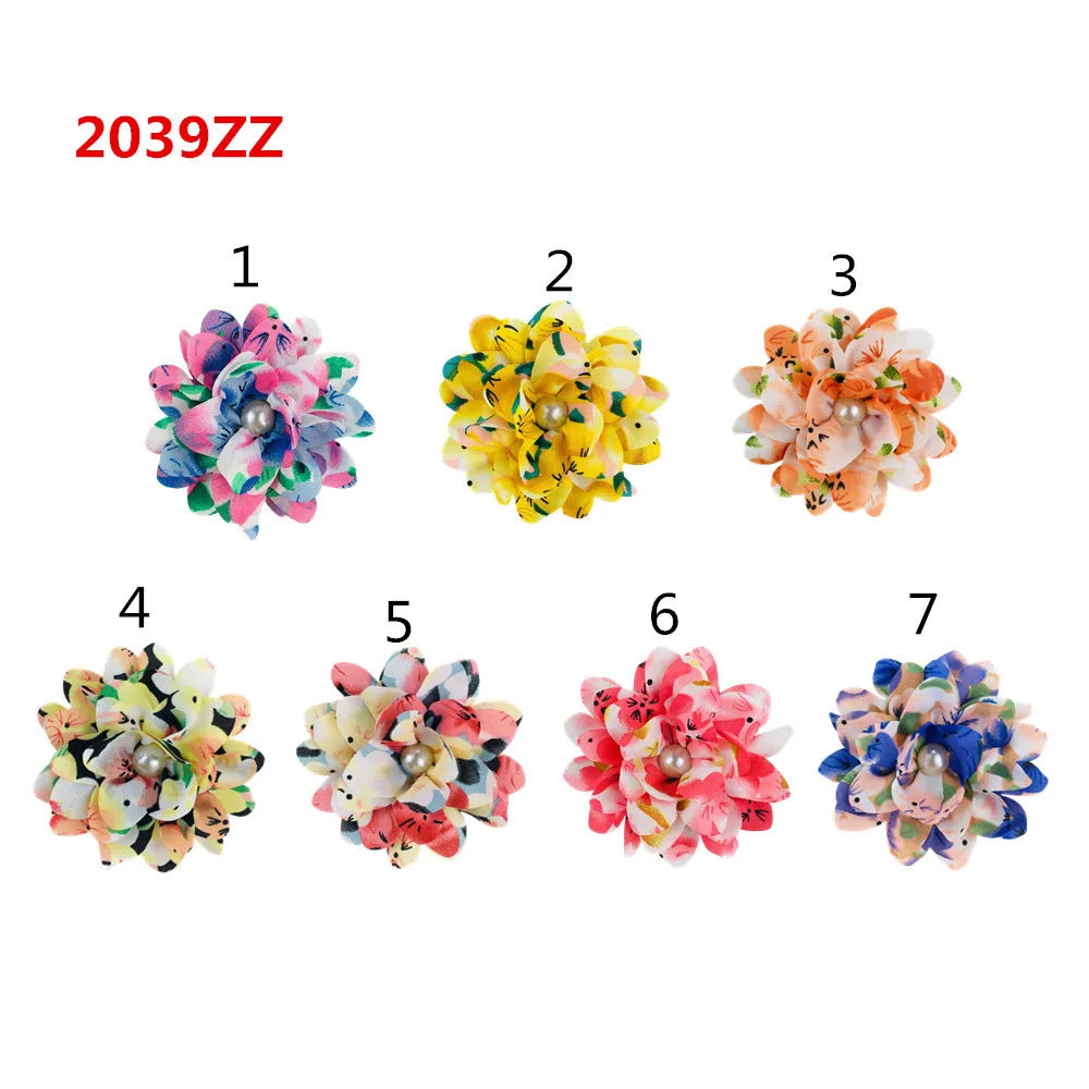 50/100pcs Big Flower-Collar Dog Flower Collar Remove Dog Bowtie Collar Accessories Pets Bow Ties Collar For Small-Large Dogs