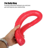 Dog Toys EVA Pet Flying Disk Training Ring Puller Anti-Bite Floating Outdoor Interactive Training Supplies Dog Toys