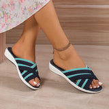 Women Flip Flops Flats Slippers Beach Shoes Summer Sandals New Trend Walking Casual Shoes Dress Slides