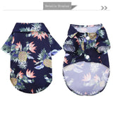 Summer Hawaiian Beach Style Dog Shirt Fashion Pet Dog Clothes Print Puppy Vest Breathable Cat Thin Shirt Pet Chihuahua Clothes