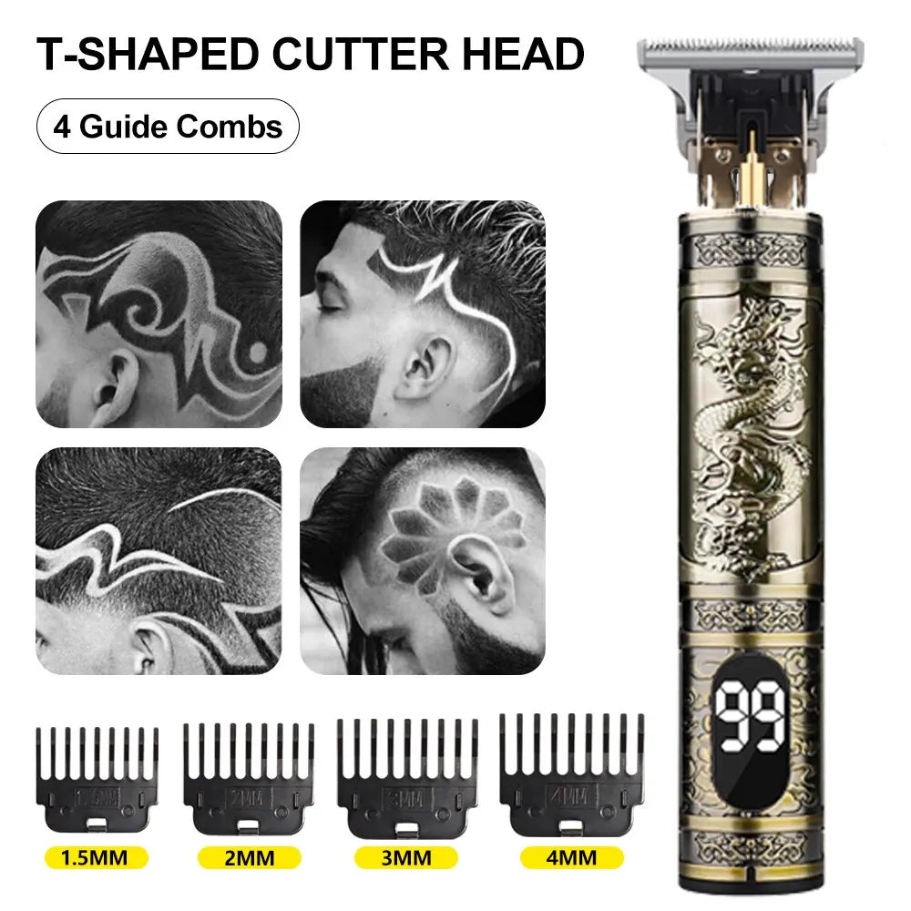 T9 Hair Clipper Repair Beard Shaving Body Hair Trimmer Clippers Corteiz Electric Machine Men Haircut Machine 0mm Barber Shaver