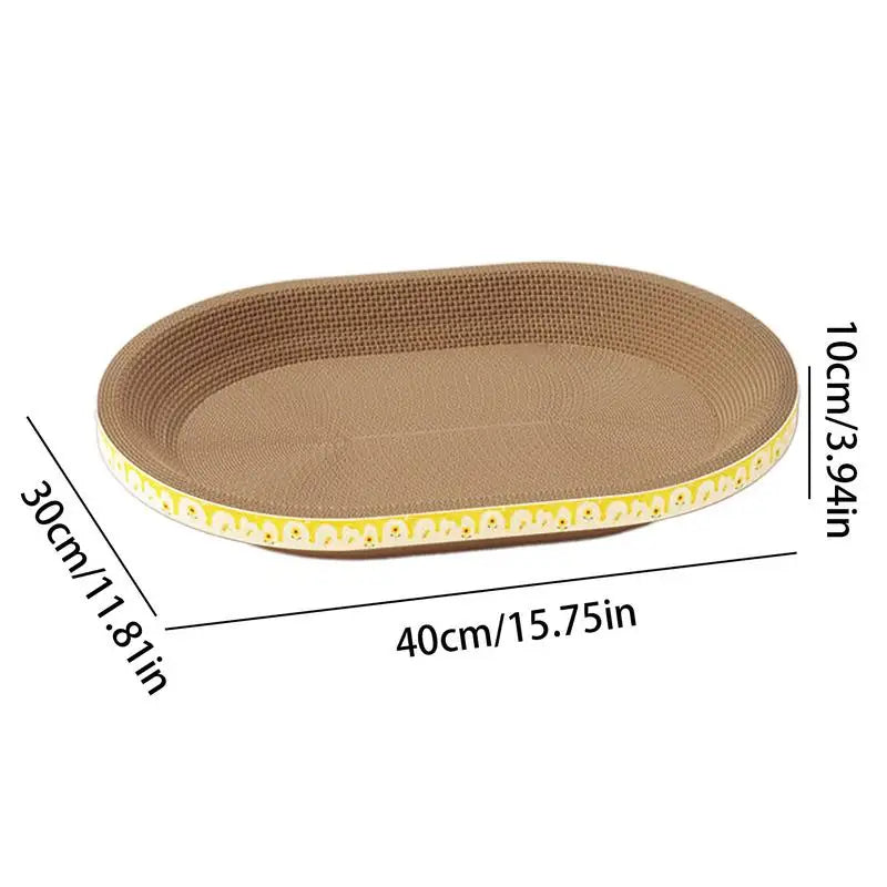 Cat Scratcher Bowl Pad Bowl Cat Cardboard Bed Scratch Mat Thick Lounge Bed Sofa For Cats Kittens Cat Scratcher Bowls Furniture