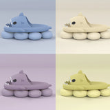 2024 New Summer Shark Slippers Women Slides Men Bathroom Flip Flops Home Anti-Skid Flat Shoes Outdoor Children'S Funny Sandals