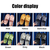 2024 Summer Women Slippers Beach Slides Cartoon Bear Flip Flops Men Shoes Thick Sole Home Bathroom Non-Slip Shoes Couple Sandals